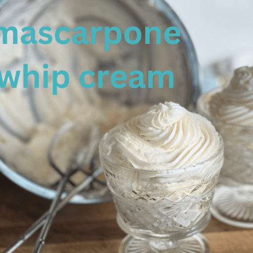 Mascarpone Whipped Cream - Gari's Galley